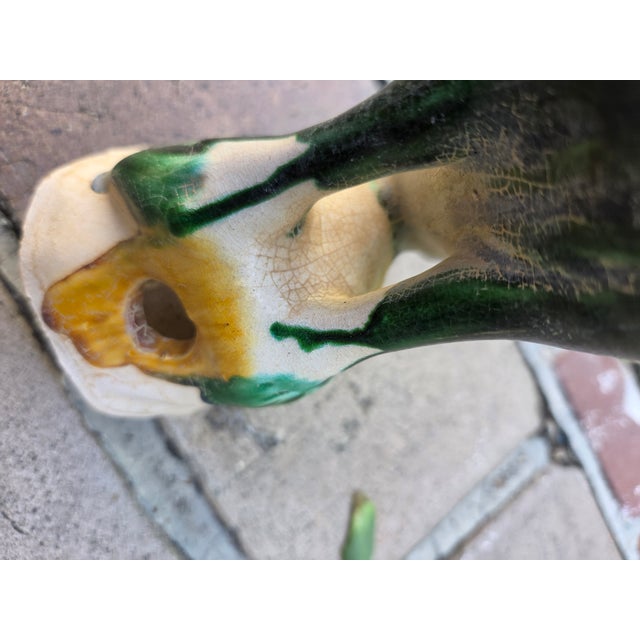 1960s Chinese Parrot Roof Finials, Pair For Sale - Image 4 of 4