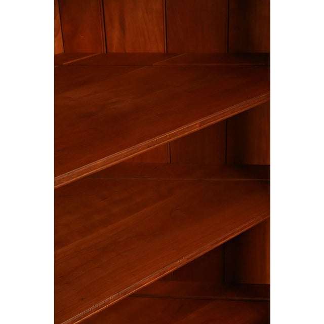 Federal Style Cherry Custom Quality Corner Cabinet For Sale - Image 4 of 18