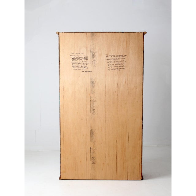 Brown Antique Pantry Cabinet For Sale - Image 8 of 12