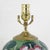 Antique Famille Rose Porcelain Bok Choy Table Lamp With Cabbage Leaf and Butterfly Motif For Sale - Image 11 of 15