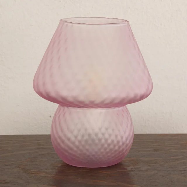Murano Glass Mushroom Table Lamp, Italy For Sale - Image 7 of 11