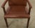 Mid 20th Century English Georgian Style Faux Leather Naugahyde Hall Chair For Sale - Image 5 of 13
