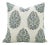 Fabdivine Artisan Block Print Throw Pillow Cover 14x20 Inch Viscose Linen-Kumud For Sale