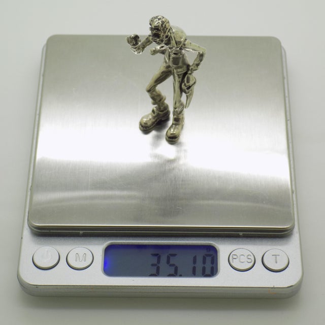 Vintage Italian Handyman Figurine in Silver 800, 1970s For Sale - Image 13 of 16