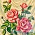1960s 1960s Mid-Century Boho Chic Still Life Roses, Oil Painting - A Pair For Sale - Image 5 of 10