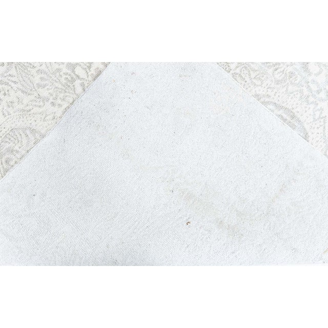 Modern Modern Damask Light Beige Handmade Silk Rug by Doris Leslie Blau For Sale - Image 3 of 9