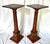 Antique Mahogany Neoclassical Pedestals on Plinth Bases - A Pair For Sale - Image 4 of 16