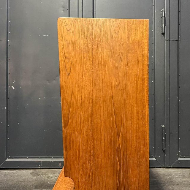 Brown Scandinavian Teak Sideboard, 1960s For Sale - Image 8 of 18