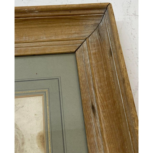 Gray 17th Century Old Master Drawing For Sale - Image 8 of 8