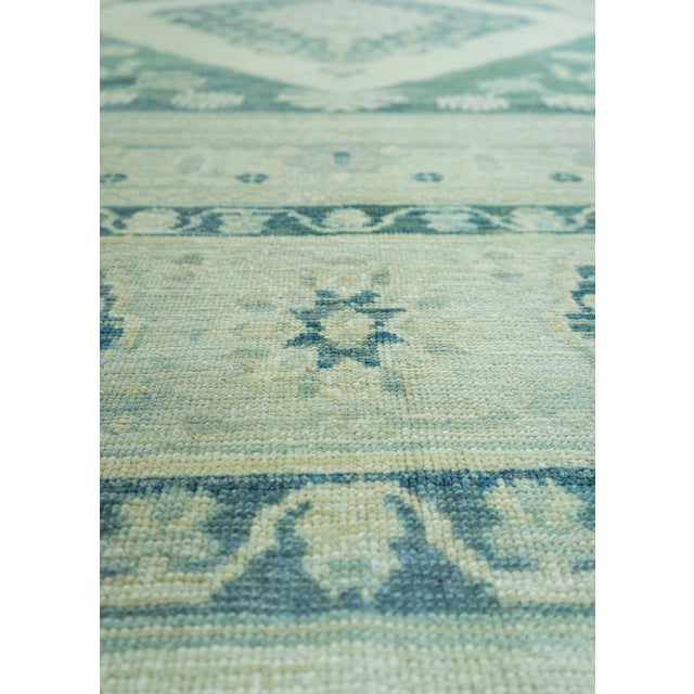 Turkish Turkish Oushak Antique Look Rug 9'6" x 13' #20082 For Sale - Image 3 of 8