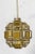 Brass and Glass Faceted Pendant Lamp, France, 1960s For Sale - Image 6 of 12