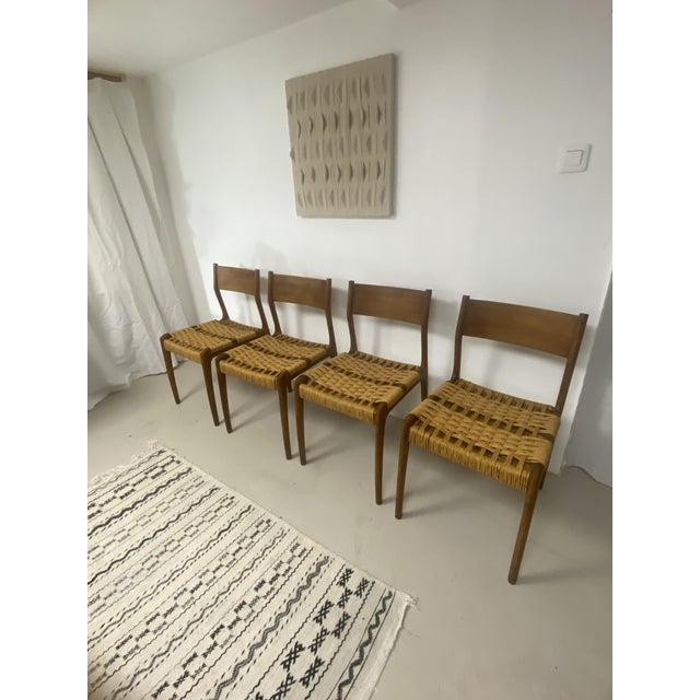 Havana Chairs from Gessef, Consorzio Sedie Friuli, 1960s, Set of 4 For Sale - Image 10 of 18