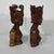 Indonesian Dancer Sculptures in Massive Wood, 20th-Century, Set of 2 For Sale - Image 3 of 18