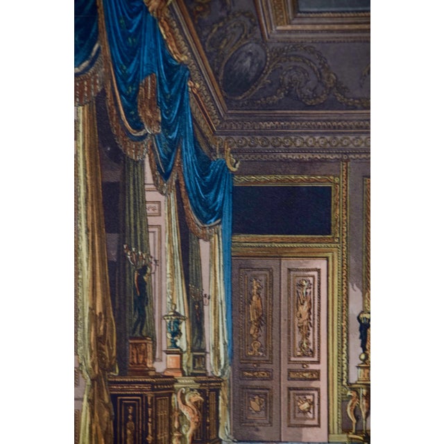 Four 19th Century Hand-Colored Engravings Depicting English Royal Residences by Charles Wild, 1816 For Sale - Image 4 of 12