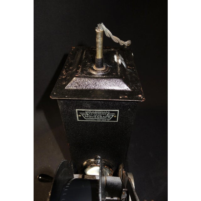 1920 Movie Graph 35mm Hand Crank Projector For Sale - Image 10 of 13