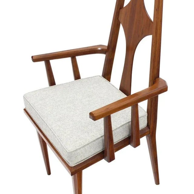 Swedish Dining Chairs New Upholstery - Set of 6 For Sale - Image 6 of 11