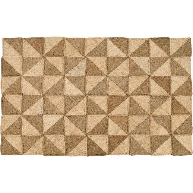 Rush House for Chairish Mavis Seagrass & Corn Husk Rug - 3' x 9' For Sale - Image 4 of 8