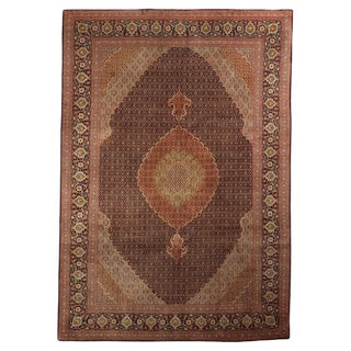 Tabriz Rug in Wool For Sale