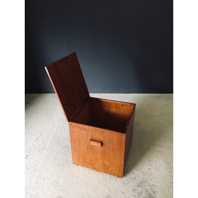 Handcrafted Cubical Side Table, Belgium, 1950s For Sale - Image 12 of 18