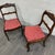 Vintage Regency Style Mahogany Rose Back Ladder Back Dining Accent Chairs - Pair For Sale In Kansas City - Image 6 of 9