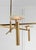 Visual Comfort Kelly Wearstler for Visual Comfort Signature Melange Large Floating Disc Chandelier in Antique-Burnished Brass with Alabaster For Sale - Image 4 of 6