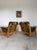 Olive Henning Kjærnulf Danish Oak Lounge Chairs Original Wool Upholstery For Sale - Image 8 of 18