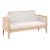 19th Century Swedish Original White Painted Pine Gustavian Bench For Sale