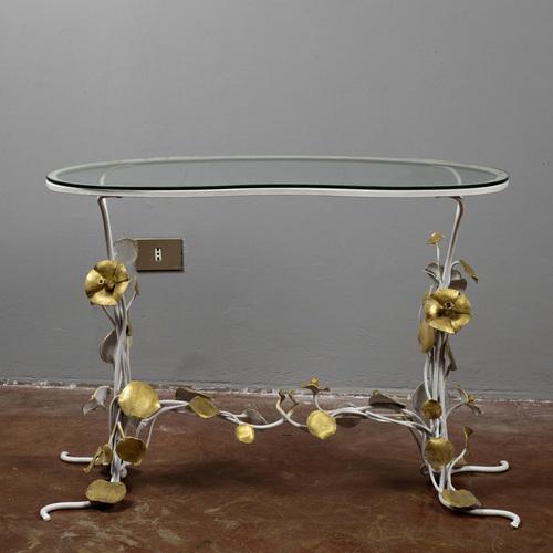 Wrought Iron Coffee Table with Glass Top, Italy, 1990s For Sale - Image 9 of 10