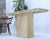 Polished Travertine Five Feet Long Wall Console Sofa Table For Sale - Image 10 of 13