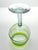 Set of 4 Lime Green Swirl Handblown Mexican Margarita, Water, Wine Glasses For Sale In Dallas - Image 6 of 6
