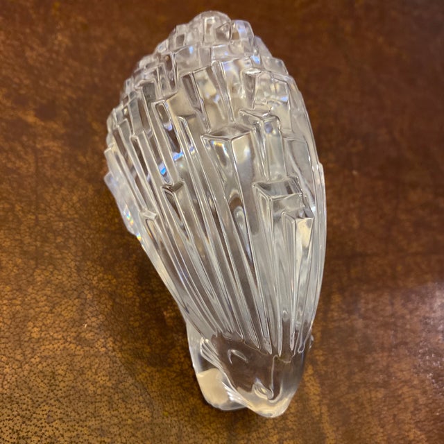 Vintage 1980s Baccarat France Crystal Porcupine Figurine Paperweight #764415 For Sale In Detroit - Image 6 of 9