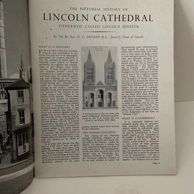 1965 Lincoln Cathedral Pitkin Series Book For Sale - Image 4 of 9