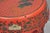 Vintage Chinoiserie Red Lacquer Plant Stand Garden Stool Drum Side Table (B) For Sale - Image 12 of 14