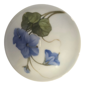 Hand-Painted Porcelain Bowl with Morning Glory Motif from Royal Copenhagen, Denmark, 1960s-1970s
