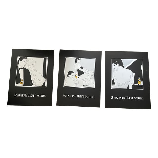 Jos Van Uytrecht, Couple, 1984, Print on Paper, Set of 3 For Sale
