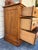 Wood 1980s Dixie Furniture Recollections Rustic Country French Solid Oak Chest With Oval Table Mirror For Sale - Image 7 of 12