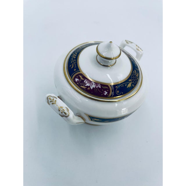 1990s Prince Regent Sugar Bowl in Porcelain from Royal Worcester, 1994 For Sale - Image 5 of 10
