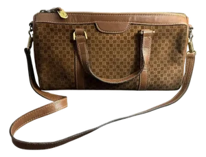 1980s Brown Leather Shoulder Bag by Gucci
