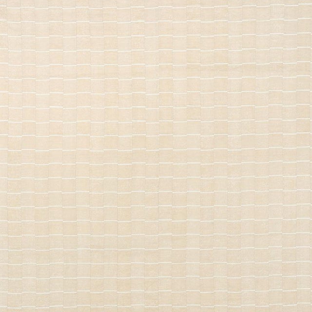 This deceptively simple-looking fabric is embroidered, then cut into strips and pieced together. The subtle coloring of...