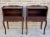 Wood French Louis XV Style Walnut Nightstands, 1960s, Set of 2 For Sale - Image 7 of 10