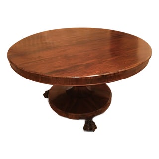 1830s Regency Period Rosewood Tilt Table For Sale