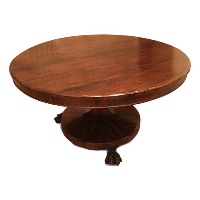 1830s Regency Period Rosewood Tilt Table For Sale