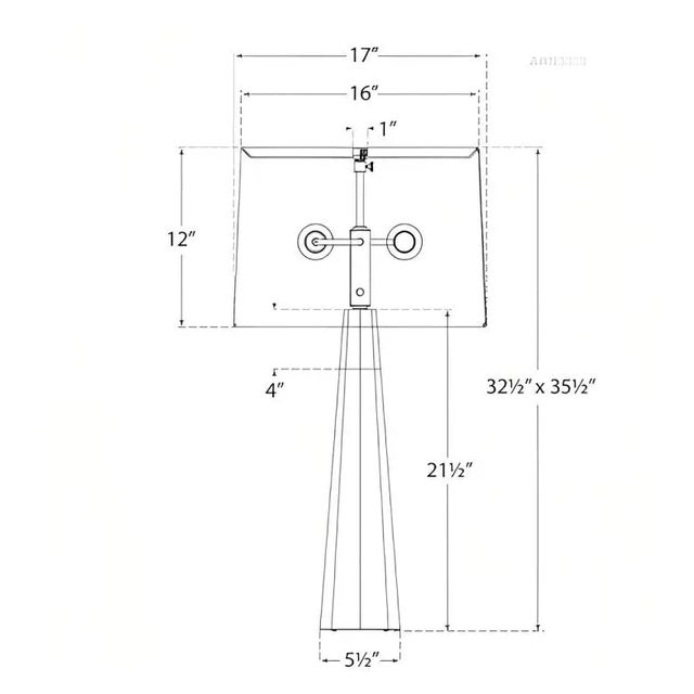 Traditional AERIN for Visual Comfort Signature Olsen Table Lamp in Crystal & Polished Nickel with Linen Shade For Sale - Image 3 of 3