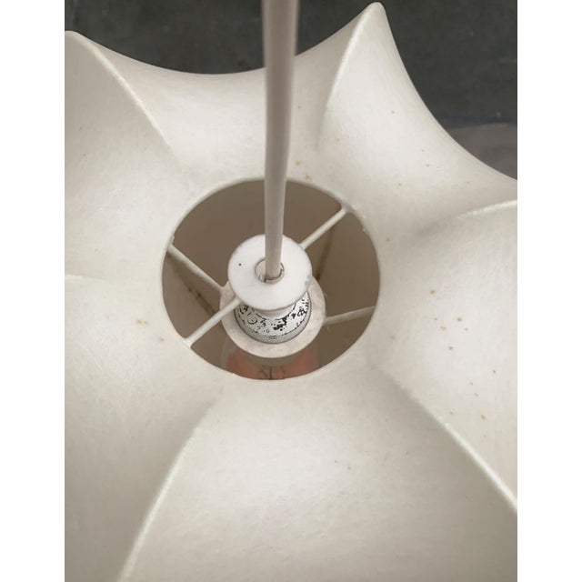 Mid-Century German Cocoon Pendant Lamp from Goldkant Leuchten, 1960s For Sale - Image 13 of 18