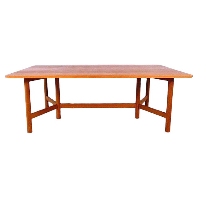 Large Teak Coffee Table from Rasmus Solberg, 1960s For Sale