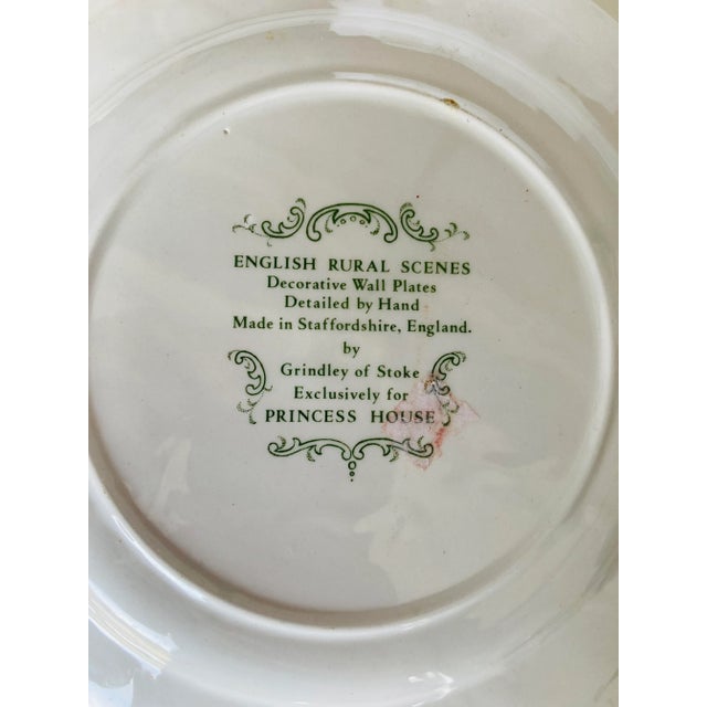 Vintage Ascot Service Plate by Wood and Sons England Decorative Wall Plate For Sale In New York - Image 6 of 7