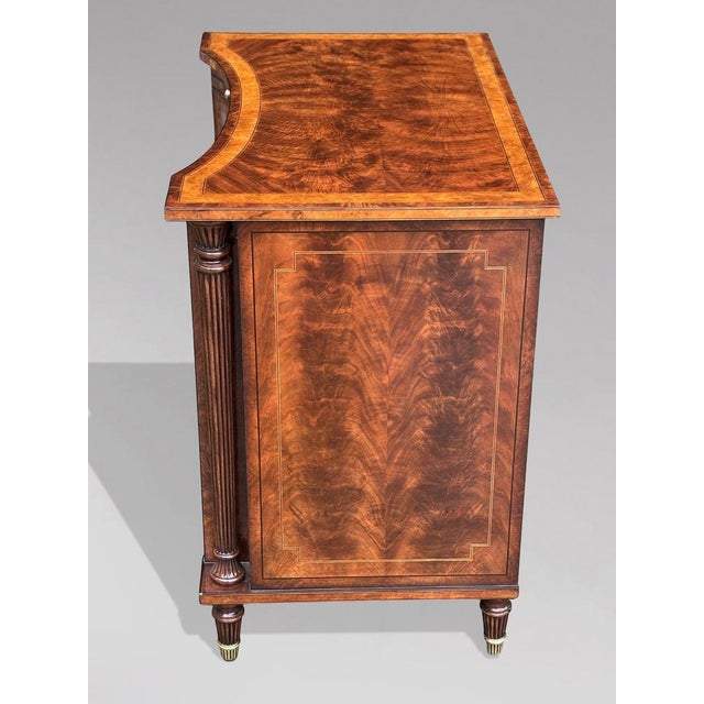 Brown Walnut Inlaid Commode from Brights of Nettlebed, 1980s For Sale - Image 8 of 10