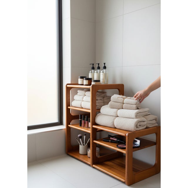 Vintage Danish Bookcase in Teak from Dyrlund, 1960s For Sale - Image 6 of 18