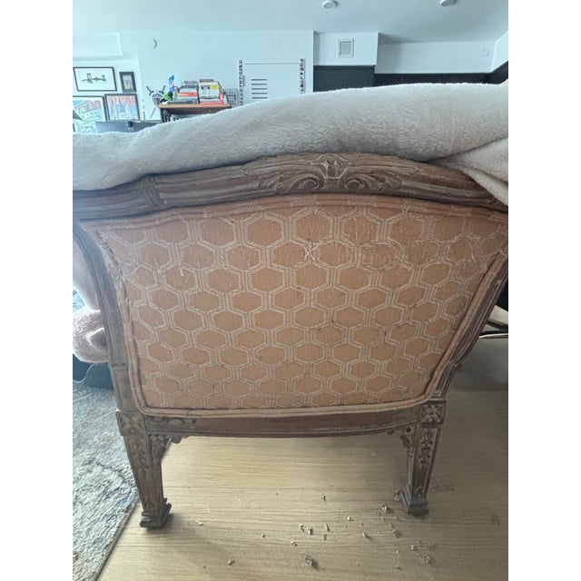 Early 20th Century French Louis Xv/Xvi Settee For Sale - Image 4 of 4