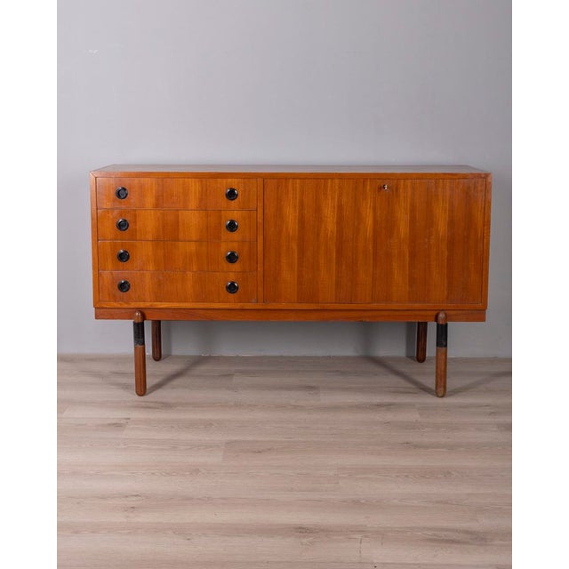 Vintage Italian Teak Wood Sideboard, 1960s For Sale - Image 18 of 18